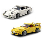 Technical Build Block 1:12 Scale Japan Racing Anime Initial D RX7 Sport Car 2.4ghz Remote Control Vehicle Toy Brick With Light - CADA BRICKS®