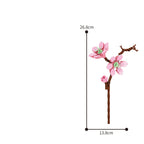 13 stiler pene blomster byggeklosser rose valentinsdag lavendel fersken liljekonvall tulipan klosser DIY hjemme dekorasjoner