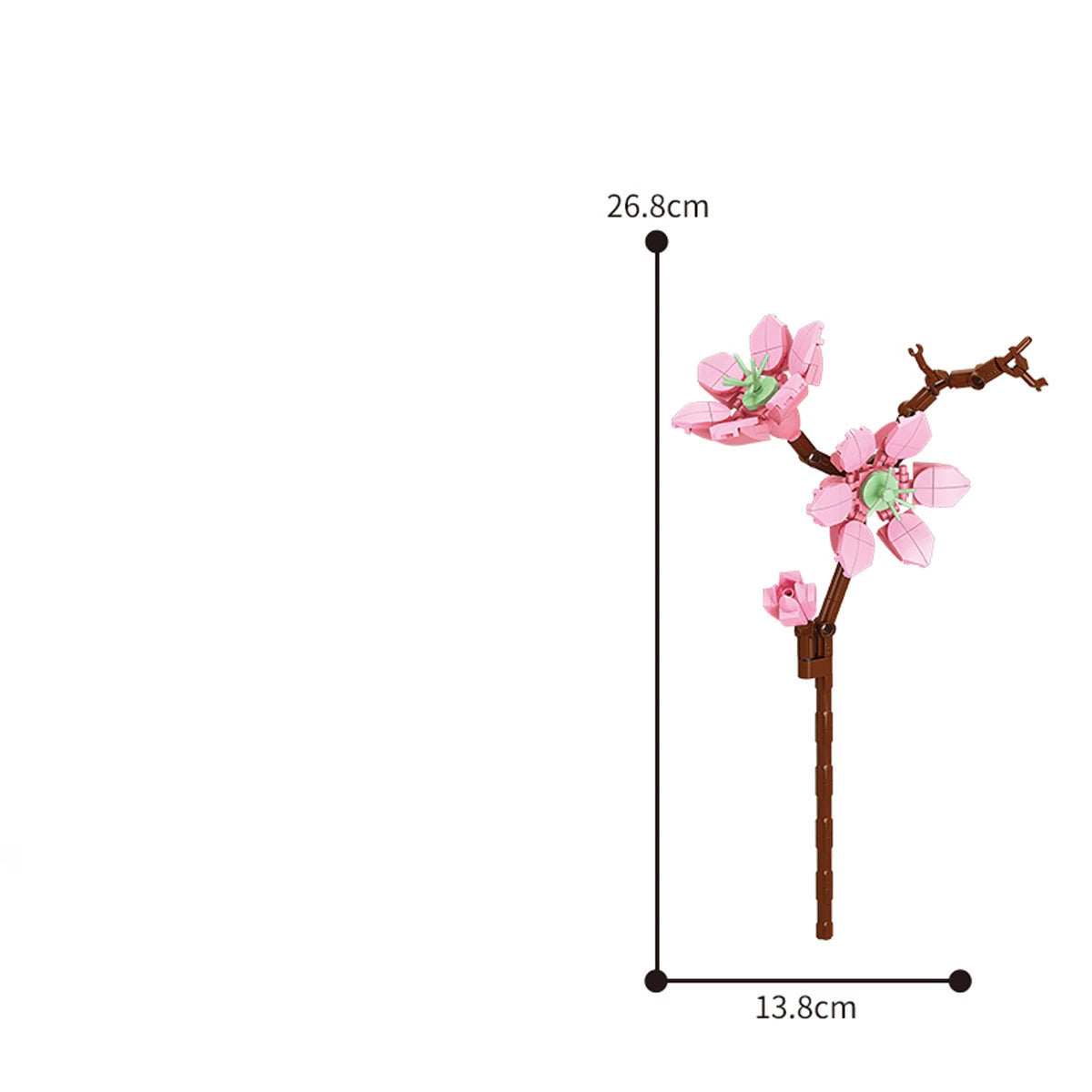13 Stijlen Mooie Bloemen Bouwstenen Roos Valentijnsdag Lavendel Perzik Lelietje-van-dalen Tulp Bakstenen Doe-Het-Zelf Huisdecoraties