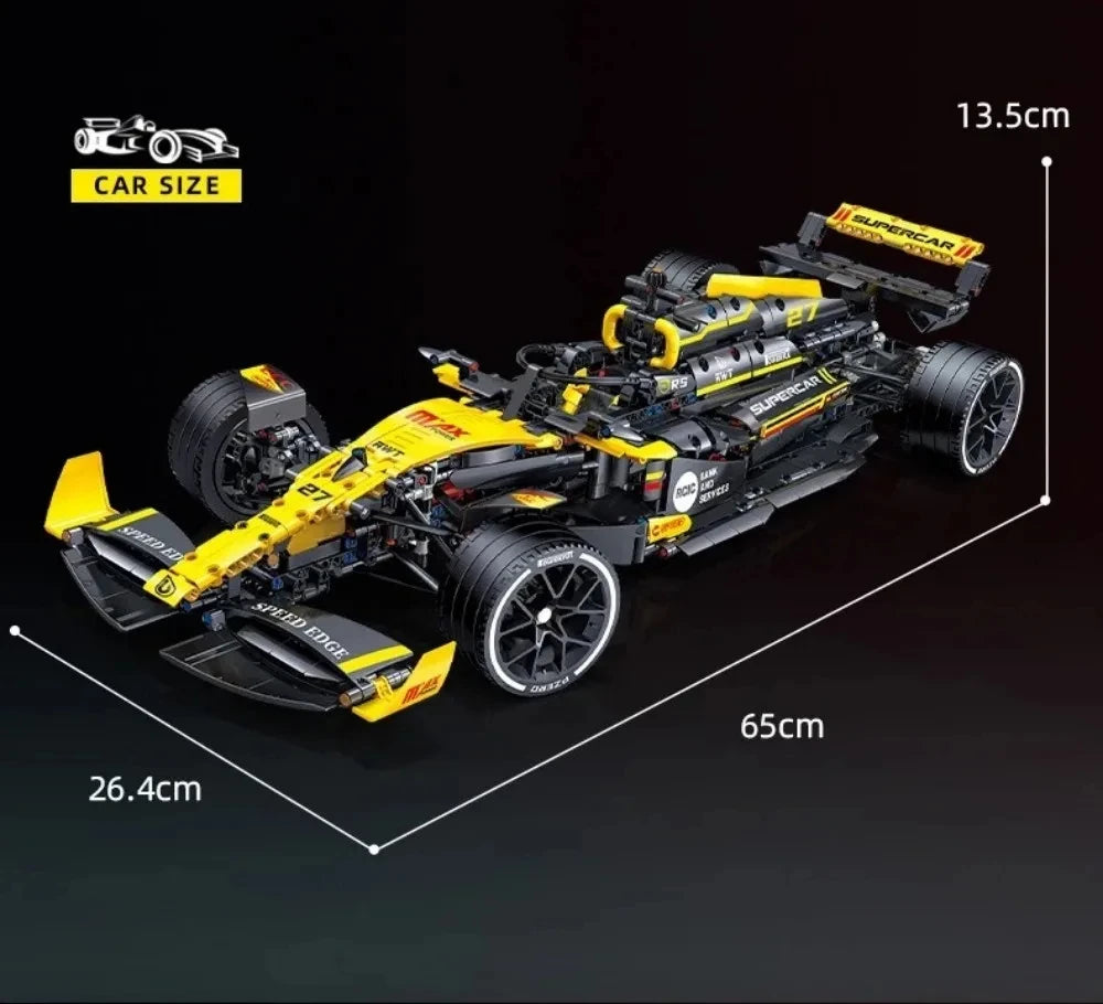 2025New Technology 1:8 F1 Formula Red Sport racing Model Building Block Mechanical Set Assembly Toy  For Children's Holiday Gift - CADA BRICKS®