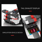 Race Car Toy Model Building Blocks Set for Adults, Collection Speed Car Vehicle Building Kit, Gift for Kids, Boys Girls 8-12 - CADA BRICKS®