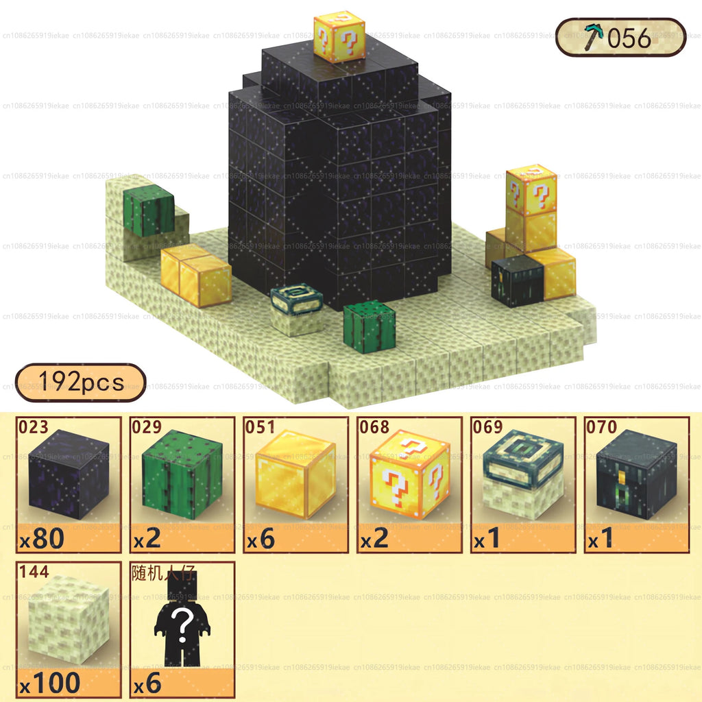 Magnetic Building Block Magnet Cube Mine World Set for Boy Girl Kid Age 3+ DIY Model Children STEM Sensory Toy Christmas Gift - CADA BRICKS®