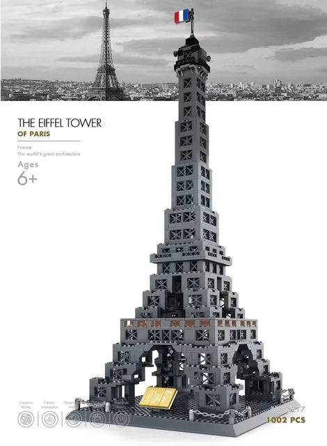 MOC World Famous Architecture Edifice Opera House Building Blocks Villa Savoye Bridge Tower Toy Children Birthday Christmas Gift - CADA BRICKS®