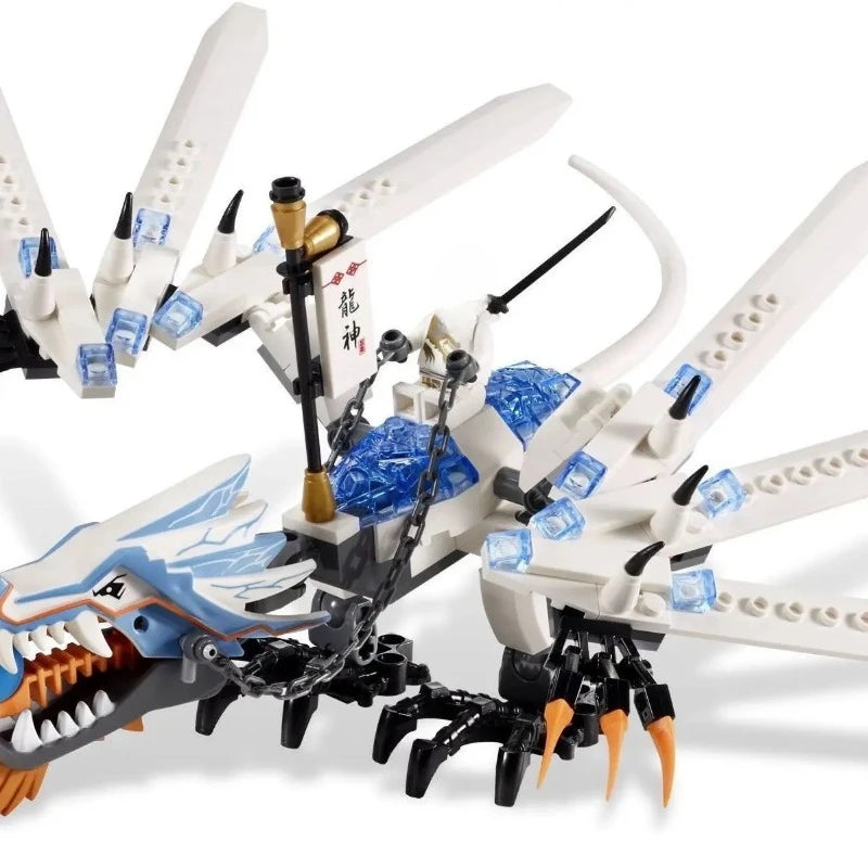In Stock Initial Frost Dragon Model Robot Mech Educational Building Toy for Boys, DIY Holiday Gift and Collectible Item - CADA BRICKS®
