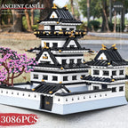 MOC 39101 Japanese Style Architecture Streetview Building Block Himeji Castle Model sets Assembly Bricks Kids Toys Christmas Gif