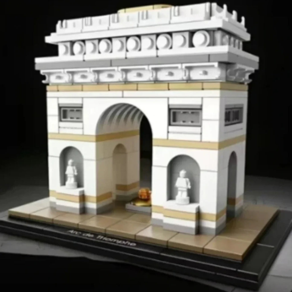 Architecture Paris Dubai London Sydney Chicago Shanghai Building Blocks Kit Bricks Classic City Model Kid Toys For Children Gift