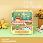 Idea House Street View Mini Block Secret Box Villa Room Building Brick Art Studio Circus Streetscape Construction Toys For Gifts