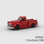 City Truck Vehicle Pickup Heavy Cargo Transport Model Building Blocks Machinery Shop Van Creative Carriage Harvester Car Kid Toy - CADA BRICKS®
