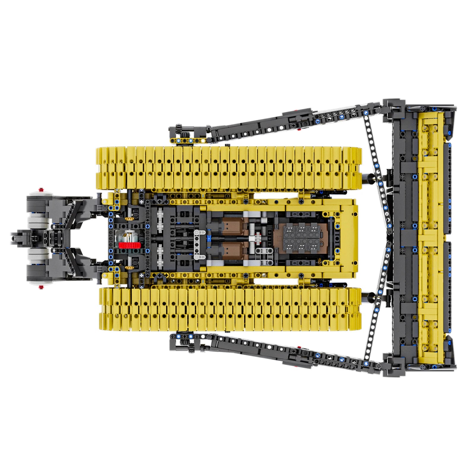 Mould King 17049 Technical Car Toys The APP Motorized PR766 Bulldozer Building Block Assembly Truck Model Kids Christmas Gifts