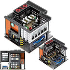 City Architecture Street View Cafe Construction Set Moc Bricks DIY Building Blocks Assembled Toys Gifts Modern Coffee Shop Model