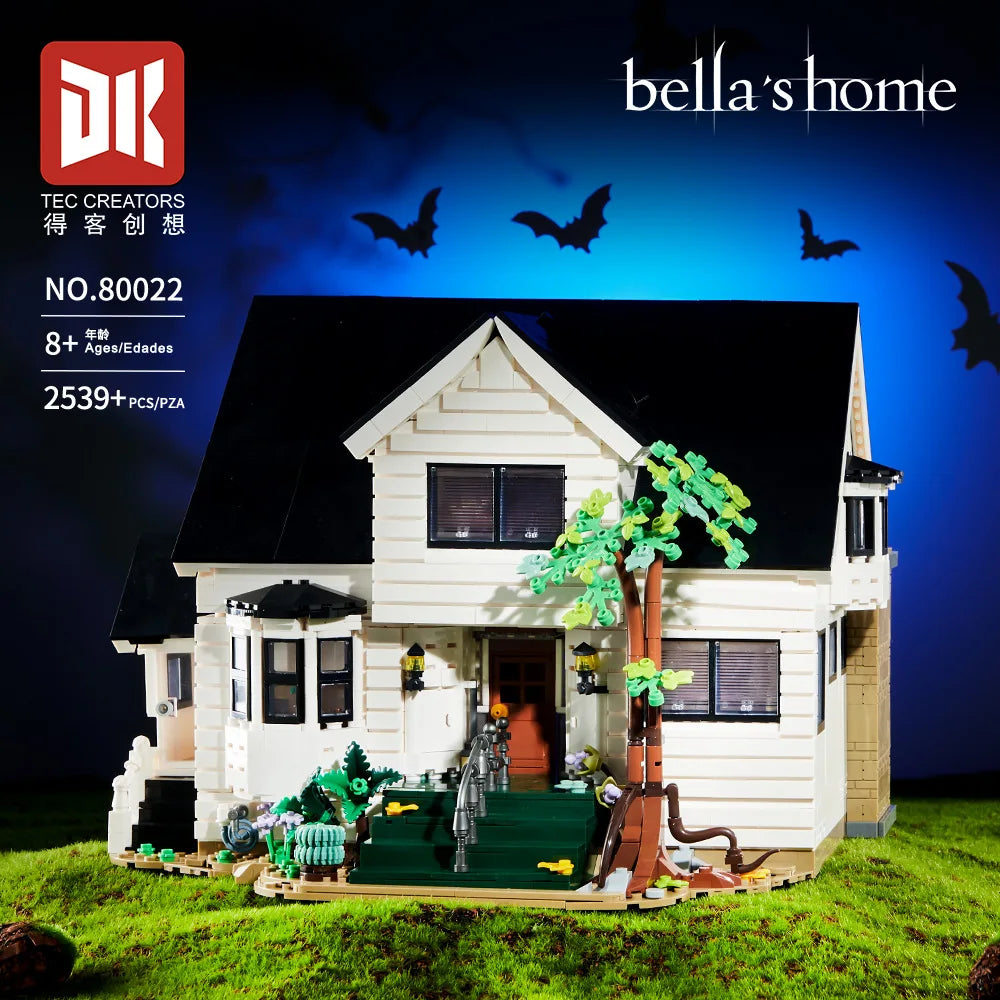 OP VOORRAAD 80022 MOC Bella Villa Bouwstenen Model Constructie Huis Bakstenen Samenstellen Speelgoed voor Jongens Kerstcadeau Set