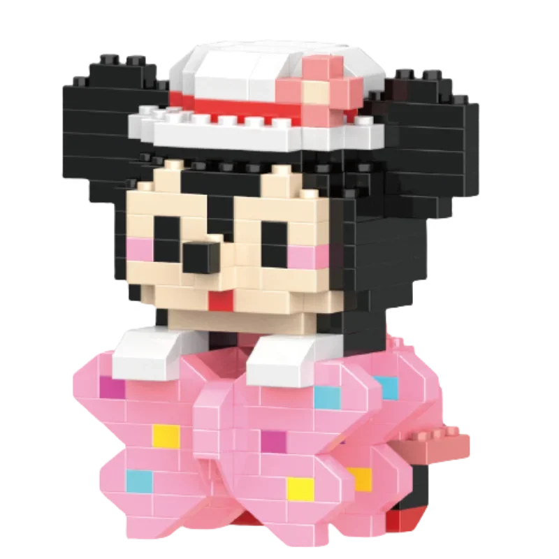 Disney Stitch Mickey Anime Anime Blocks Kuromi My Melody Diseney Cinnamoroll Mouse Building Blocks Doll Toy Kids Birthday Gift - CADA BRICKS®