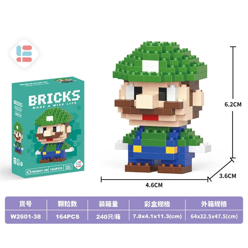 Disney Small Granular Building Model Toy Cartoon Character Stitch, SpongeBob Mini Block Toy Christmas Gift for Children - CADA BRICKS®