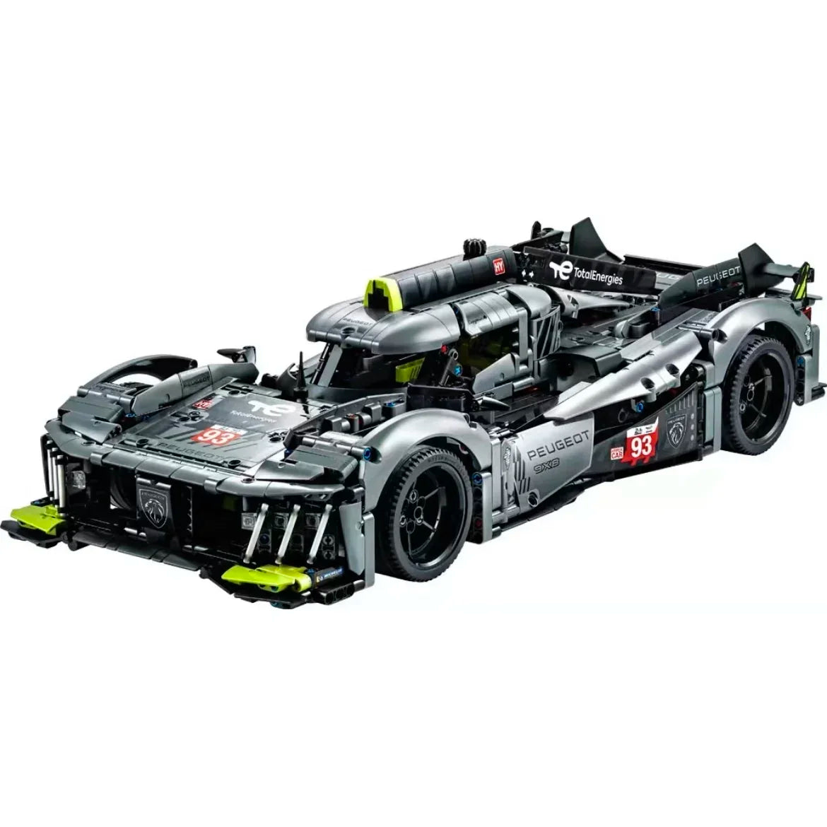 2023 New Technical Peugeoted 9X8 Mans Hybrid Hypercar Super Racing Car Building Blocks Sport car Brick Toys For Adult Kids Gifts