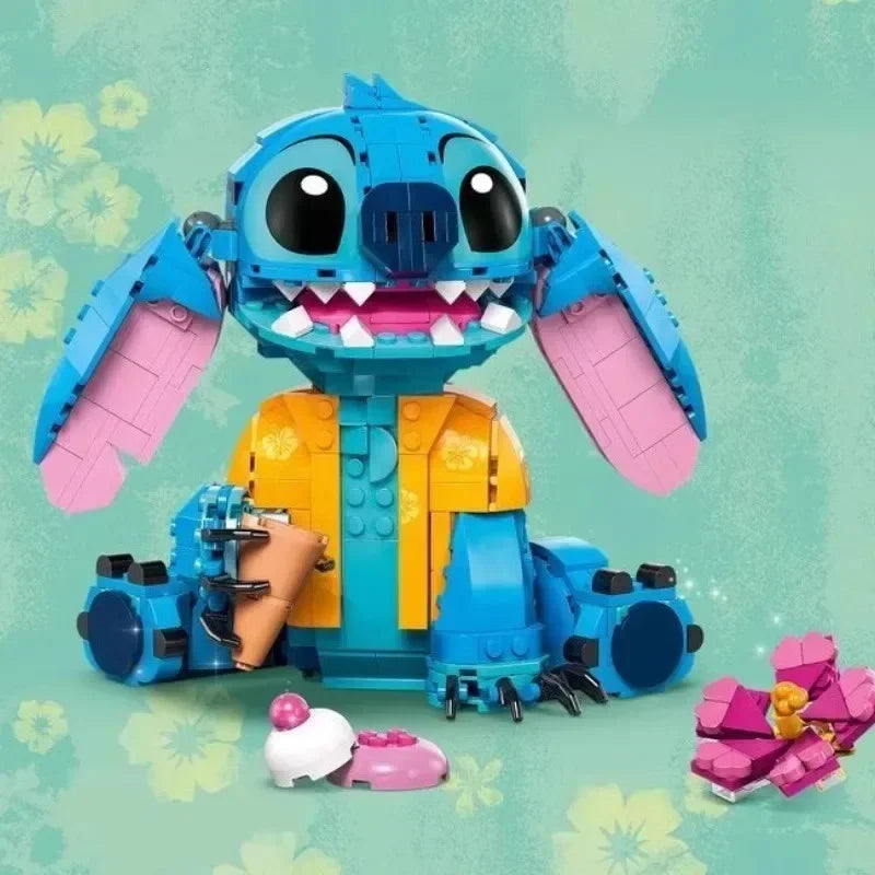 2024 New Kawaii Disney 730pcs Stitch Compatible 43249 Building Blocks Bricks Stitch Model Girl Boy Birthday Christmas Gift Toys - CADA BRICKS®