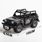 Military Special Forces Police SWAT Gangster Weapons Guns Mortar Jeeps Off-Road Armored Vehicle Model Soldier Building Block Toy