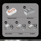 2328PCS Multifunctional Crane Truck Building Blocks Remote Control Engineering Vehicle RC Car Bricks Kids Toys Birthday Gifts - CADA BRICKS®