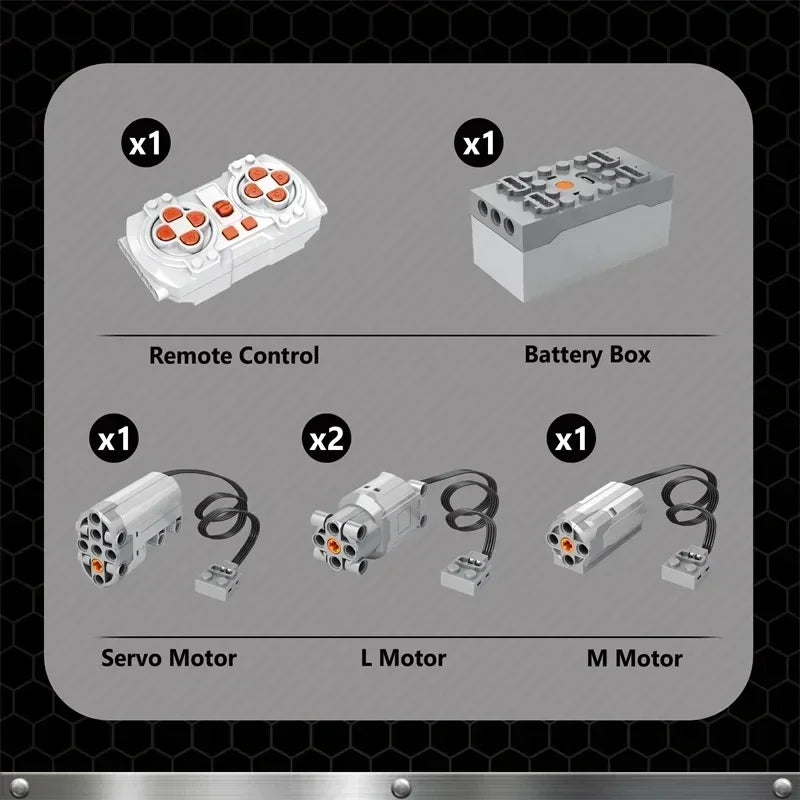 2328PCS Multifunctional Crane Truck Building Blocks Remote Control Engineering Vehicle RC Car Bricks Kids Toys Birthday Gifts - CADA BRICKS®