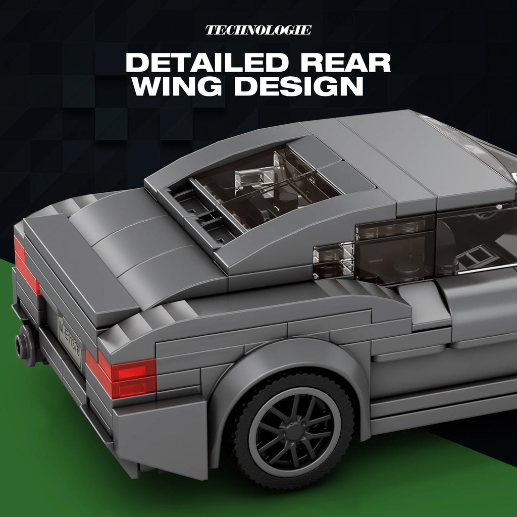 Sports Car Building Blocks Set for Adults, Racing Car Collectible Display Model Toy Kit, Creative Gift for Kid Boy Girl, 369 Pcs - CADA BRICKS®