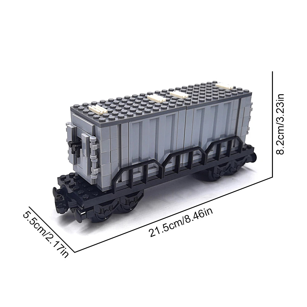 City train building blocks DIY modified accessories, creative MOC assembly track train carriage expansion set, base, wheel parts - CADA BRICKS®