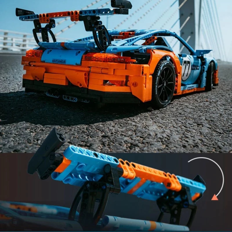 New RSR Classic Super Racing Cars Model Sports Car Model Bricks Vehicle Sets Technical Blocks Toys for Kids Children Adult Gifts