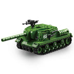 World War 2 WW2 Army Military Soldiers SWAT Leopard 2A7 Main Battle Tank Assemble Building Blocks Bricks Children's Toys Gift - CADA BRICKS®