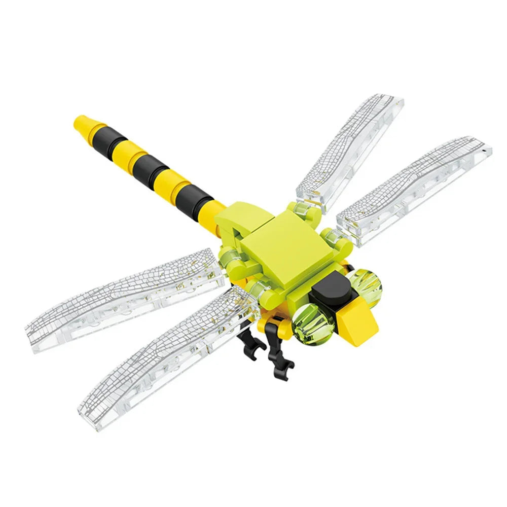 Moc Insect Animal Model Bee Ant Butterfly Cricket Grasshopper Set Building Blocks Diy Children Puzzle Assemble Toys Boy Kid Gift - CADA BRICKS®