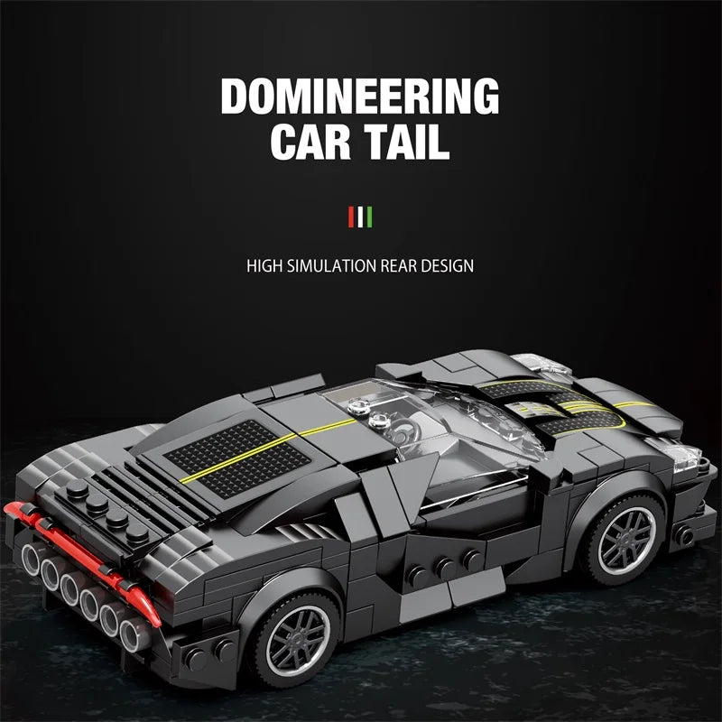 City Classic Champions Racing Car Building Blocks Model Speed Sport Cars Toys Racers Vehicle Bricks Festival Gifts for Boys Kids