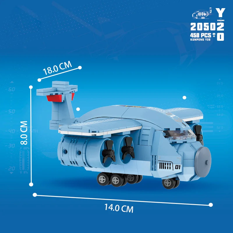 KNEW BUILT Fighter Jet Mini Building Block Toy Set for Kids Boy Adult Beginner Military Plane Airplane Pirate Transporter Brick