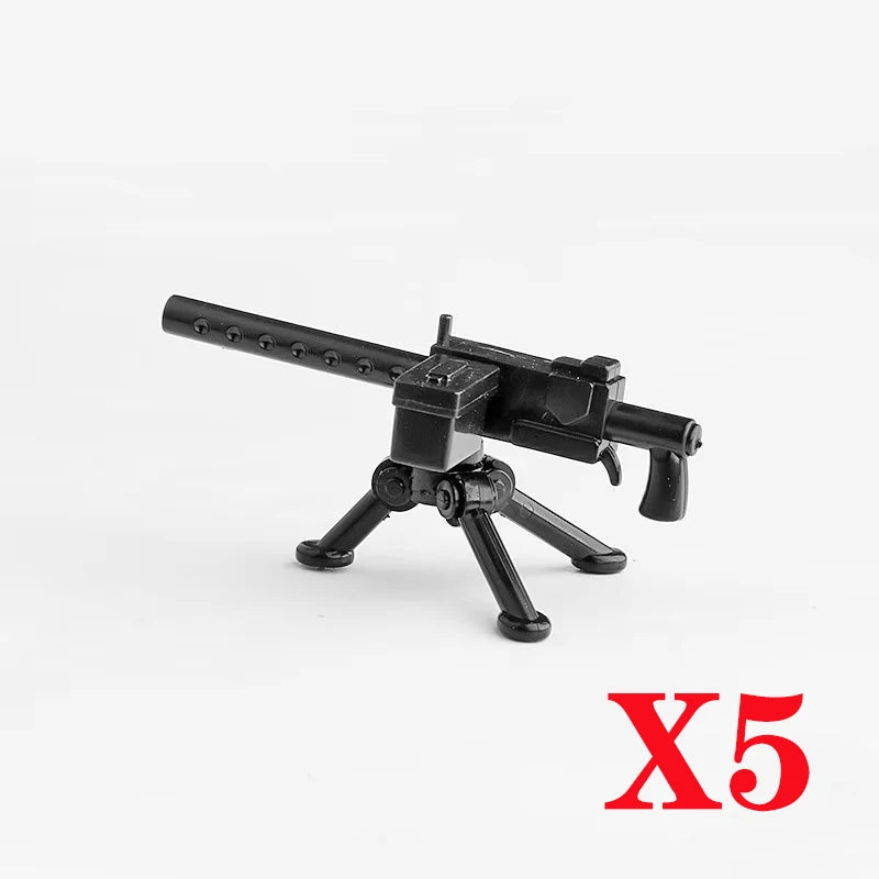 5/10 WW2 Soldier Weapons Building Block Two-color Printing Machine Rifle Submachine Sniper Guns Military Accessories Bricks C238 - CADA BRICKS®