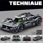 2023 New Technical Peugeoted 9X8 Mans Hybrid Hypercar Super Racing Car Building Blocks Sport car Brick Toys For Adult Kids Gifts