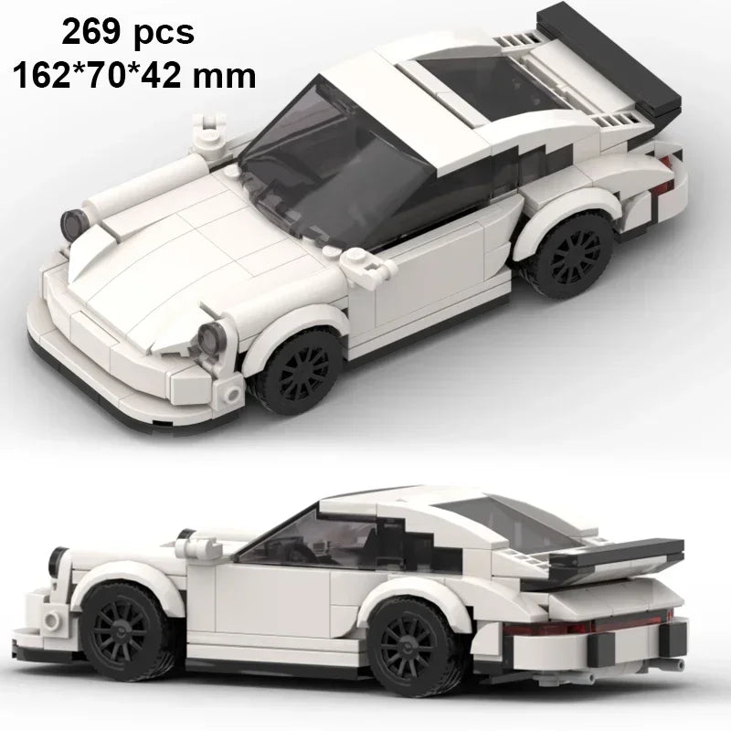 Moc Speed Champion Technical Car City Vehicle Racing Car Building Blocks Sports Car Garage Carro Rennau Voiture Creative Toys - CADA BRICKS®