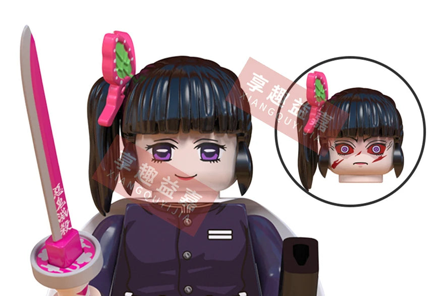 WM blocks 6116 6137 6138 Demon Slayer Tanjirou Nezuko Inosuke Zenitsu Giyuu Rengoku Uzui Tengen anime bricks building blocks