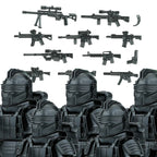 Military Army Figures Building Blocks SWAT Ghost Commando Special Forces Soldier Weapons Gun Hat Shield Belt AK Mini Bricks Toy - CADA BRICKS®