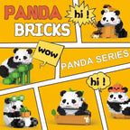 Creative DIY Assemable Animal Cute MINI Chinese Style Animal Panda Building Block Educational Boy Toys For Children Model Bricks - CADA BRICKS®