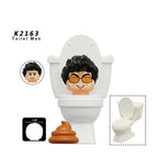 New KDL SWAT Skibidi Toilet Man Figures Anime Block Toys TvMan Titan Cameraman Speakerman Bricks Model Toy For Kid Birthday Gift - CADA BRICKS®