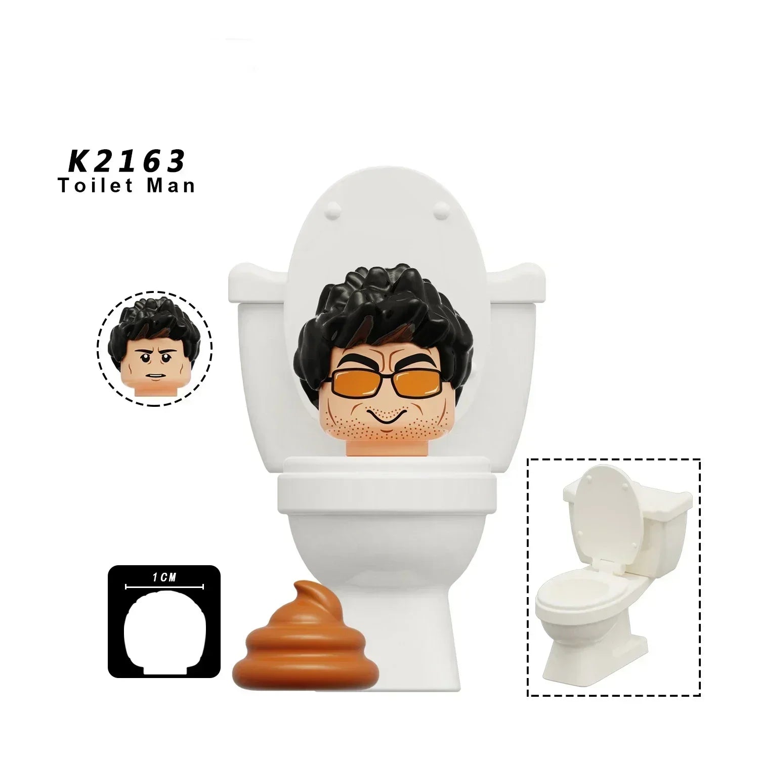 New KDL SWAT Skibidi Toilet Man Figures Anime Block Toys TvMan Titan Cameraman Speakerman Bricks Model Toy For Kid Birthday Gift - CADA BRICKS®