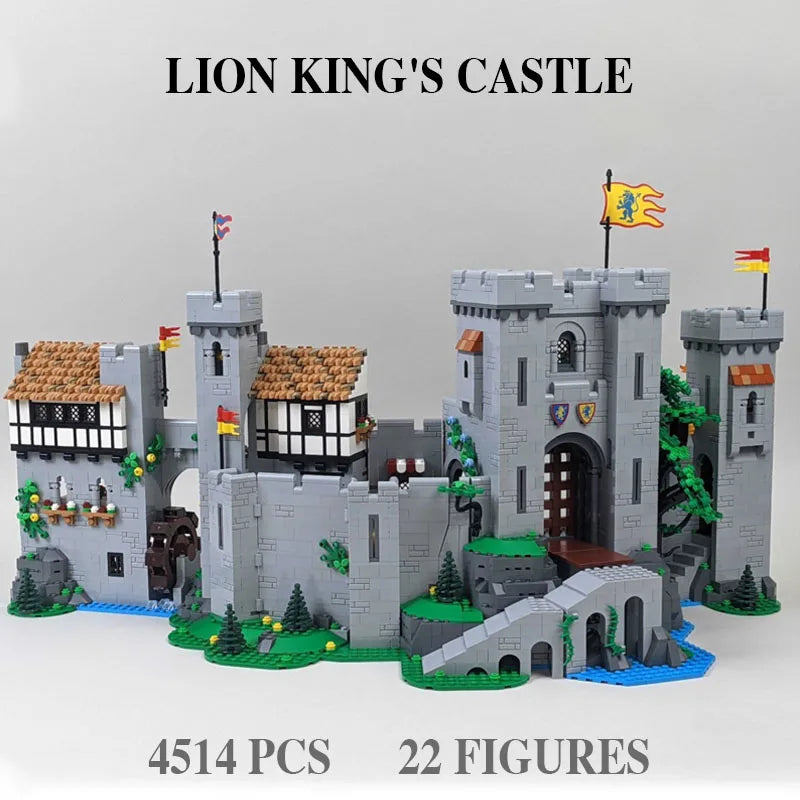 IN STOCK 4514 PCS Lion King Castle Compatible 10305 85666 Building Blocks Bricks Education Kids Christmas Birthday Gifts Toy - CADA BRICKS®