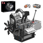 Mould King MOC Technical Car Engine Toys The Motorized Rotary Piston Engine Building Block Brick Set Kids Christmas Gift 10212