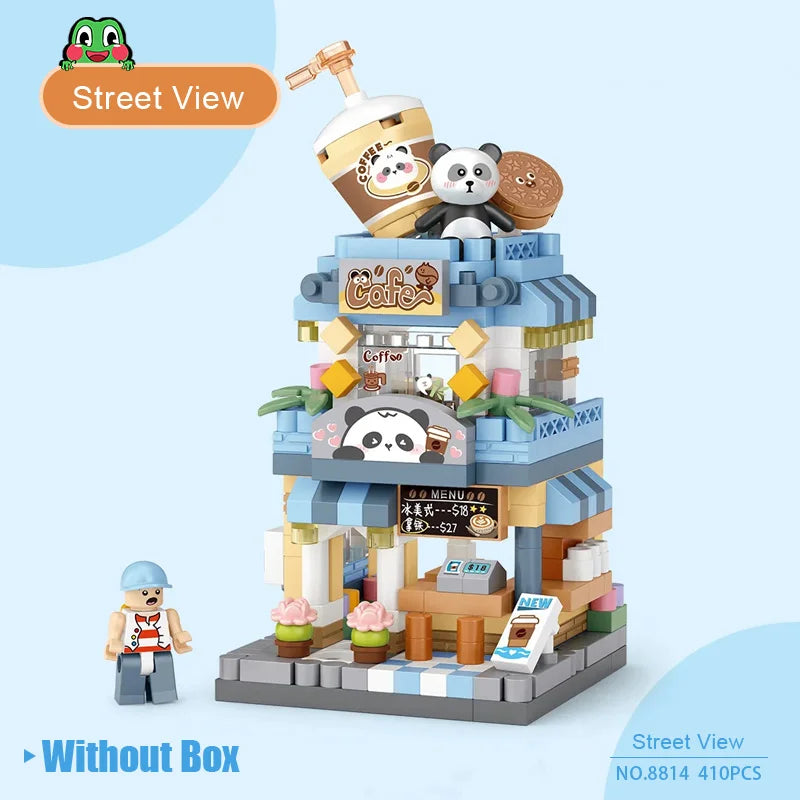 LOZ Mini Blocks Children's Toy Street Shop Micro Particles Trendy Miniature Street Scene High Difficulty - CADA BRICKS®
