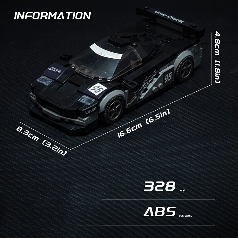 Moc Speed Champion Technical Car City Vehicle Racing Car Building Blocks Sports Car Garage Carro Rennau Voiture Creative Toys - CADA BRICKS®