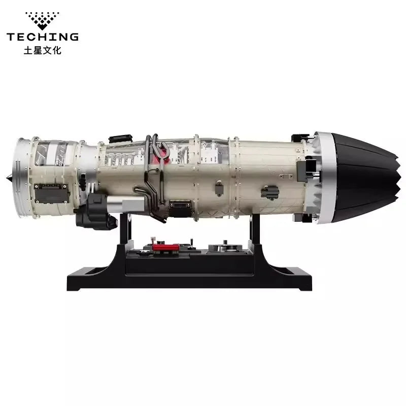 F135 jagerfly turbojetmotor modell 3D tredimensjonalt metall byggesett leketøy lansering populærvitenskap gave