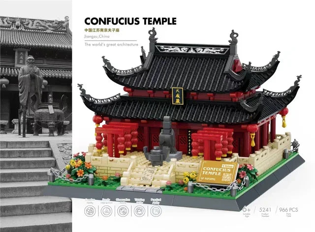 MOC World Famous Architecture Edifice Opera House Building Blocks Villa Savoye Bridge Tower Toy Children Birthday Christmas Gift - CADA BRICKS®