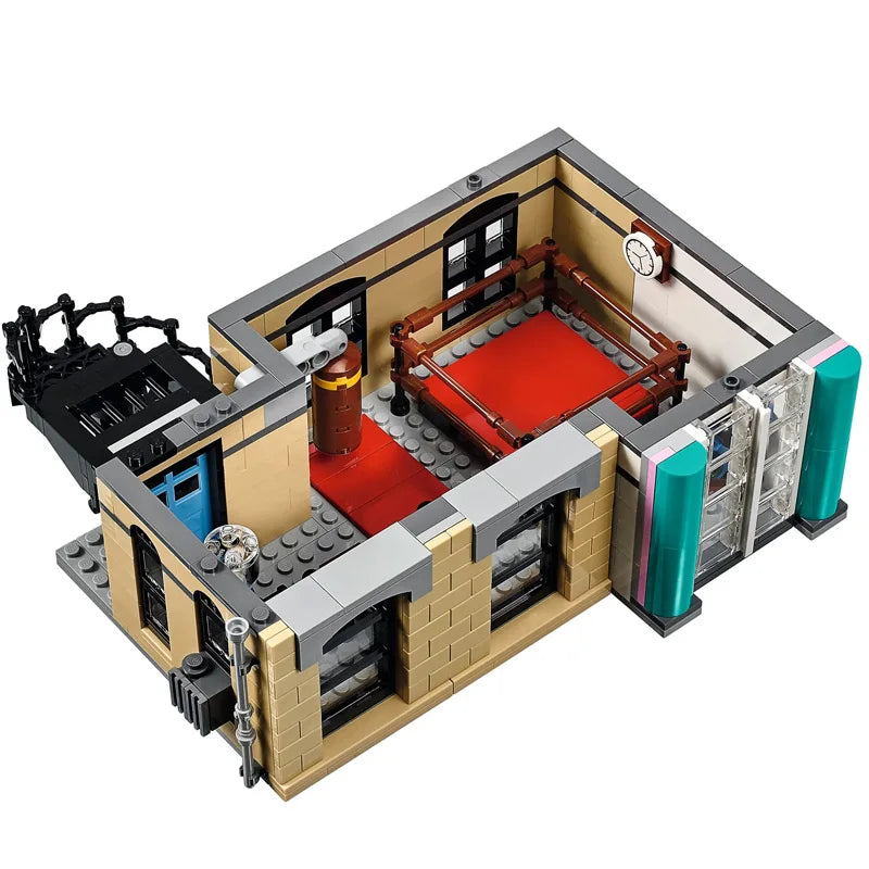 6 MINI Figures 2488PCS Downtown Diner Building Blocks Bricks Compatible 10260 15037 Education Kids Christmas Birthday Gifts Toy - CADA BRICKS®