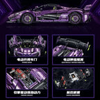 3568pcs RC Technical Remote Control Sports Car Building Blocks Model MOC P1 Racing Car Bricks Toys for Boys Kids Gift Set