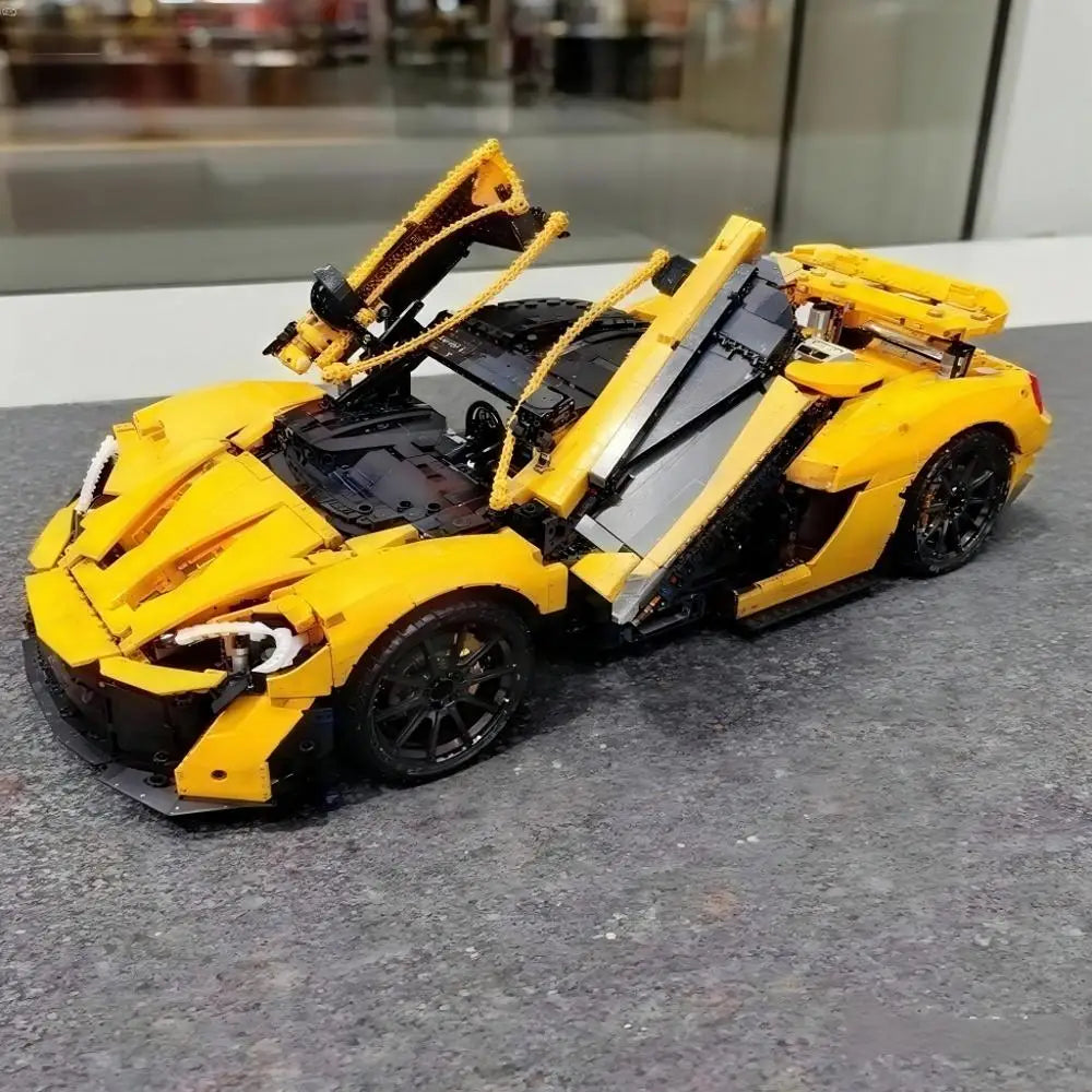 3800PCS Supercar Building Kit Collector's Sports Car Model with Opening Doors Engine for Adults Advanced Engineering Display Set