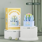 Bouquet Flower Mini Diy Building Block Toys for Children Bricks Blocks for Adults Constructor Micro Bricks Construction Set Gift - CADA BRICKS®