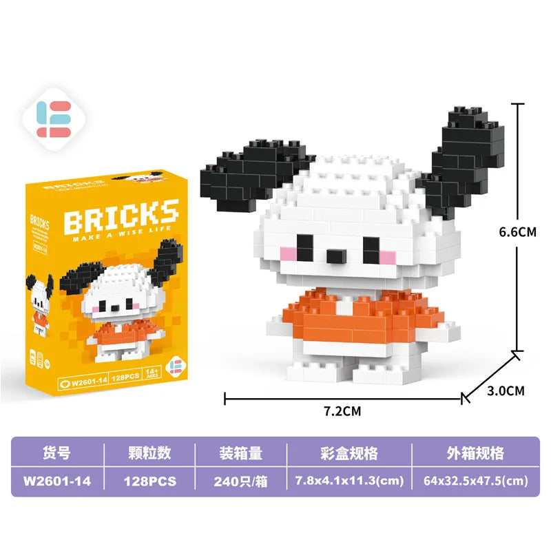 Disney Small Granular Building Model Toy Cartoon Character Stitch, SpongeBob Mini Block Toy Christmas Gift for Children - CADA BRICKS®