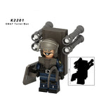 New KDL SWAT Skibidi Toilet Man Figures Anime Block Toys TvMan Titan Cameraman Speakerman Bricks Model Toy For Kid Birthday Gift - CADA BRICKS®