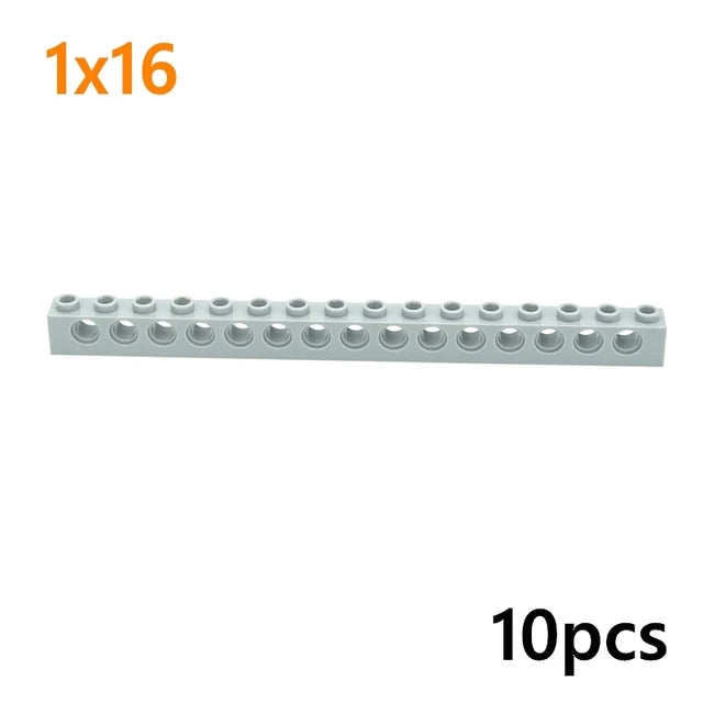 Technical Building Block MOC Combination Studded Long Beam with Hole Thick Bricks Compatible 3703 32018 3895 2730 3894 3701 3700 - CADA BRICKS®